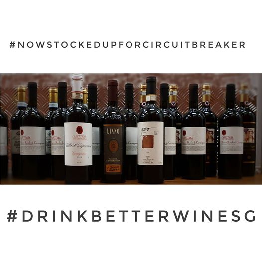 Stay Home Drink Wine — Circuit Breaker stock up offer